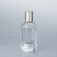 Flacon de parfum en verre transparent de 100 ml à fond épais, écologique, avec pompe pulvérisatrice et diffuseur à bâtonnets – Logo personnalisé par marquage à chaud pour les soins de la peau