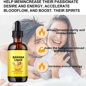 Grosir Label pribadi alami organik pisang cairan tetes 60ml penurunan berat badan meningkatkan energi pisang tetes ekstrak buah - Product Image 2
