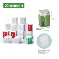 Салфетки HENRICH Premium Purse Size, 3-слойные, мягкие, из первичной древесной целлюлозы, маленькие карманные салфетки для чувствительной кожи, оптом
