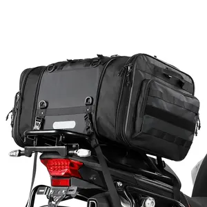 Rhinowalk-sac de selle de moto, sacoche de siège de moto robuste pour porte-bagages