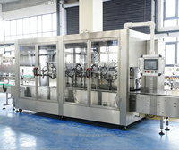 Machine de remplissage d'huile comestible à grande vitesse 3000 BPH, ligne de production automatique d'embouteillage d'huile de cuisson 1L 2L pour bouteilles PET