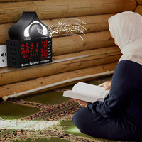 Prière numérique multifonctionnelle Heure de la ville mondiale Télécommande automatique Multi-Fonction Islamique Ramadan Mosquée Azan Horloge Musulmane