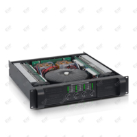Amplificateur numérique professionnel 1200W 4 canaux 4 ohms CLASSE H Stéréo 3U pour Subwoofer Haute Performance Grand Format