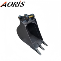 Harga Pabrik AORIS Lebar 200mm 300mm 450mm Bucket Penggali untuk Excavator Mini 1-3 Ton