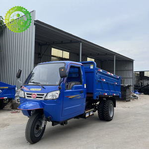 รถสามล้อเครื่องยนต์ดีเซลทนทาน 22 แรงม้า กระบะบรรทุกแบบไฮดรอลิกยกเทได้เอง รถบรรทุก 3 ล้อ สำหรับการขนส่งวัสดุเก็บเกี่ยวในฟาร์ม - Product Image 3
