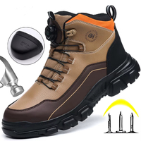 Chaussures montantes, bottes de travail, chaussures à embout d'acier, chaussures de sécurité anti-perforation, bottes de protection pour hommes, chaussures indestructibles, bottes tactiques