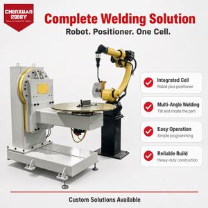 Estación de Soldadura Robótica Flexible, Robot de Soldadura de 6 Ejes con Posicionador de Inclinación y Rotación para Soldadura Automática de Componentes Metálicos - Product Image 3