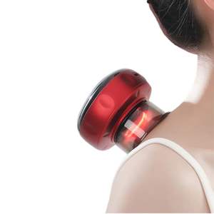 Perlengkapan pijat terapi bekam vakum hijab silikon elektrik Set badan pintar potongan Gua Sha perangkat perawatan kesehatan - Product Image 2