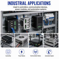 Boîtier électronique en aluminium CNC de précision sur mesure pour boîtier de commande de carte de circuit imprimé, équipement d'automatisation industrielle