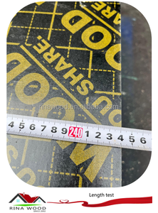 Núcleo de junta de dedo Tiras pequeñas Película negra Frente <span class=keywords><strong>Tablero</strong></span> de madera contrachapada fenólica Marina Formaldehído <span class=keywords><strong>para</strong></span> almacén de taller - Product Image 5