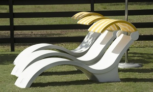 Chaise longue moderne en corde pour hôtel, villa, terrasse, complexe hôtelier, extérieur, piscine, jardin, protection UV - Product Image 5