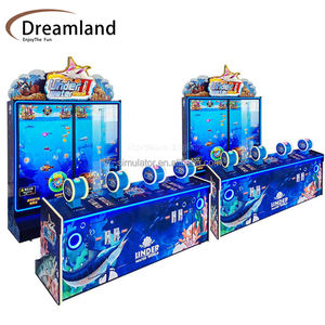 Machine d'arcade de pêche en haute mer Dreamland à pièces 4 joueurs Grand écran sous l'eau Machine de jeu de rachat de billets du monde - Product Image 6