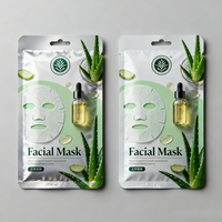 Sachet personnalisé pour masque facial, emballage de crème pour le visage, pochette cosmétique, sac d'emballage pour masque facial