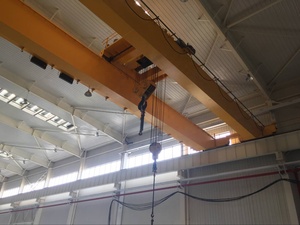 Nhiệm vụ nặng nề đôi dầm trên không cần cẩu với móc - Product Image 2