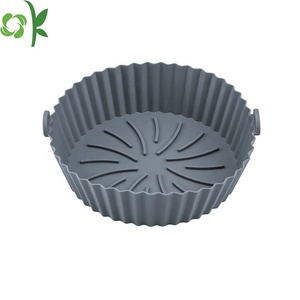 OKSILICONE Food Safe BPA Free Air Fryers accessori <span class=keywords><strong>per</strong></span> forno 6.5-8 pollici riutilizzabile antiaderente Silicone <span class=keywords><strong>friggitrice</strong></span> strumento di cottura - Product Image 6