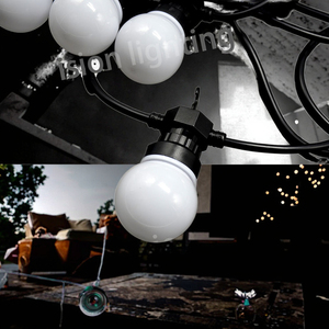 <span class=keywords><strong>G45</strong></span> Pixels IP65 Ngoài Trời Giáng Sinh Trang Trí Chiếu Sáng Duy Nhất Lập Trình RGB Bóng Chuỗi Ánh Sáng - Product Image 5