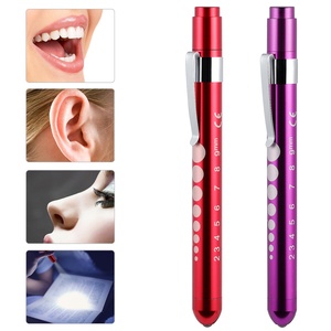 ไฟส่องตรวจโรคแบบปากกาสำหรับแพทย์ ไฟส่องช่องปากแบบ LED ใช้แบตเตอรี่ คลิปหนีบได้ ระดับการแพทย์คลาส 1 ไฟส่องแบบปากกามินิ - Product Image 3