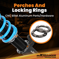 Maxpeedingrods Kit Amortisseurs Combinés Filetés à Amortissement Réglable 24 Voies pour BMW Série 3 E46 316i 318i 325i 328i 330i 323i 325i 318d 320d