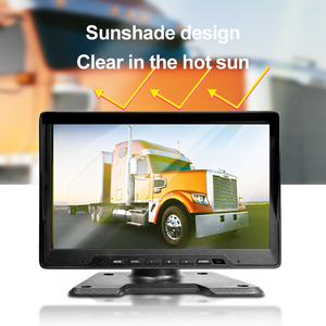 HD1080P Truck Dash cam 10.1 pollici Car MP5 DVR 2CH Monitor videoregistratore con telecamera di parcheggio anteriore posteriore AHD per autobus - Product Image 5