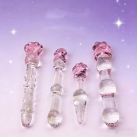 Dildo en verre imitation patte de chat mignon, masturbateur féminin, plug anal en verre cristal, jouet sexuel pour femme, homme, couple