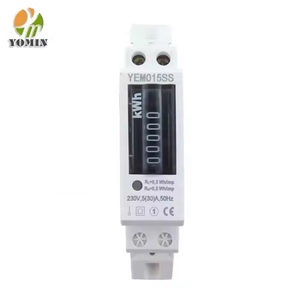 미니 아날로그 디스플레이 단상 RS485 통신 32A 전류 주파수 Din Rail kWh 디지털 스마트 에너지 미터 - Product Image 1