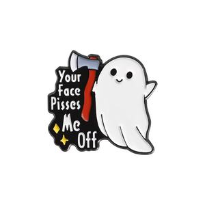 Nuevo estilo letras en inglés sin cuchara <span class=keywords><strong>solo</strong></span> cuchillo personalidad europea y americana Hada de Halloween para Año Nuevo Metal - Product Image 5