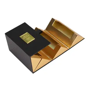 Factory printing rigid economic cuboid shape 4 pieces of lipstick perfume paper packaging box