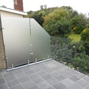 Ringhiere Contemporanee per Terrazze sul Tetto, Ringhiere <span class=keywords><strong>in</strong></span> <span class=keywords><strong>Plexiglass</strong></span> per Terrazze, Ringhiere <span class=keywords><strong>in</strong></span> Vetro per Balconi Esterni - Product Image 2