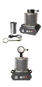 Mini-four à induction portable haute température de qualité supérieure pour la fusion de l'or, de l'argent et du cuivre, avec machine de coulée - Product Image 2