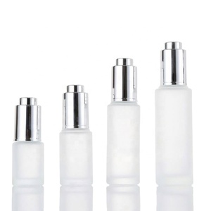 Nuevo Envase de Vidrio Transparente Mate para Esencia de Cuidado de la Piel y Aceite Esencial de 10ml 20ml 30ml 50ml - Product Image 1