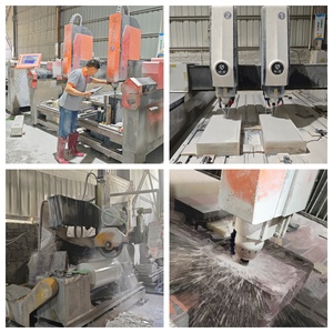 <span class=keywords><strong>Lavabo</strong></span> Rectangular <span class=keywords><strong>de</strong></span> Mármol Verde Personalizado con Pedestal, Resistente al Agua y Fácil <span class=keywords><strong>de</strong></span> Limpiar, para Hoteles Modernos y Villas - Product Image 4