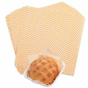 12x12 Inch 100 Pcs Coated Film Wax Paper Sheets Single-Sided Waterproof Recyclable Checkered 2026 <b>Wrap</b> Liners for Food - Product Image 4