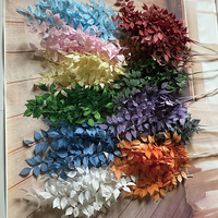 Lingxiao Banyan-Blatt Nr. 2 Hochzeitsdekoration Günstige Großhandels-Kunstblumen (Ling Xiao Shu Ye 2)