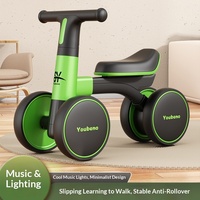 Vélo d'équilibre pour enfants, vélo à roulettes pour bébé sans pédales, niveau débutant pour les enfants de 1 à 4 ans avec musique