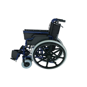Manual Wheelchair HJK-W805B Lightweight Foldable For Elderly And Disabled Users With Iron <b>Frame</b> And Ce <b>Certification</b> - Product Image 4