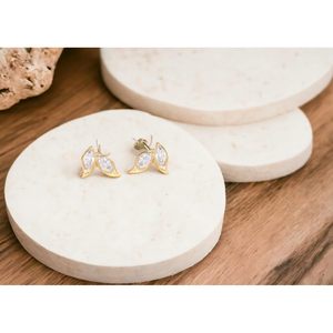 4.00 Carat Marquise Moissanite Stylist <b>Earrings</b> with <b>Screw</b> <b>Back</b> Solid <b>Gold</b> VVS-VS Clarity - Product Image 4