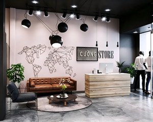 Conception de magasin de vêtements pour hommes sur mesure, écologique et robuste |   Aménagements modulaires pour magasins de vêtements de luxe industriels - Product Image 5