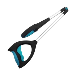 Venta al por mayor agarrar basura <span class=keywords><strong>picker</strong></span> telescópica de herramienta de mano alargado de aleación de aluminio de basura clip / extractor - Product Image 2