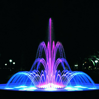Fuentes de Agua para Jardín y Patio, Fuentes Pequeñas para Piscina, Personalización Colorida, Fuente Danzante Programable