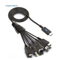 Câble de charge USB C vers NDSi NDSL GBASP PSP PSViTA2000 pour console de jeu PS4 XBone (1 à 5)