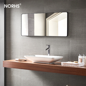 Factory Wholesale Modern Large <strong>Rectangle</strong> Floor <strong>Mirror</strong> Black Metal Frame Eco-Friendly Handmade Home Bedroom Bathroom <strong>Wall</strong> <strong>Mirror</strong> - Product Image 6