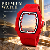 Montre mécanique Tonneau 6702 ultra-fine de 7,8 mm à squelette creux, la plus vendue de 2026, avec boîtier en fibre de carbone TPT, montre décontractée