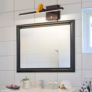 Wholesale Adjustable Linear Vanity Wall <b>Light</b> Touch Switch Black <b>Mirror</b> Lamp for <b>Bedroom</b> Modern Design Dimming Picture <b>Lights</b> - Product Image 2