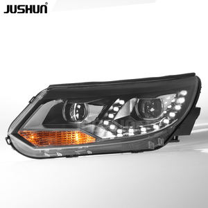 Faros LED JUSHUN para Volkswagen <span class=keywords><strong>Tiguan</strong></span> 2013-2016, Actualización de Faros Delanteros LED con Luces de Circulación Diurna, Venta al Por Mayor de Fábrica - Product Image 3