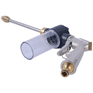 High Pressure Cleaner Water Gun With Foam Bottle Metal Nozzle For <b>Car</b> Wash Household Use - Product Image 2