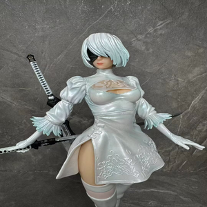 28cm più: Automi YoRHa No.2 tipo B 2B Anime modello giocattolo Sexy ragazza Pvc figura decorazione figura regalo - Product Image 6