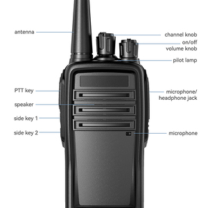 Bán buôn UHF 3 Wát Walkie Talkie 1500mAh thu phát cầm tay hai cách phát thanh ham Walkie-talkies 403-470MHz tần số - Product Image 2