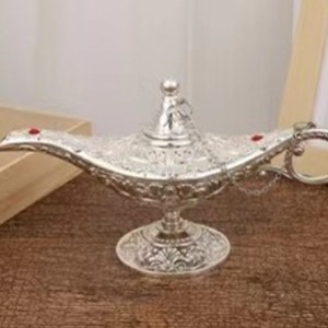 Cadeaux Décoration d'intérieur pour Artisanat Métallique Lampe Aladdin Couleurs Mixtes Petite Taille - Product Image 5