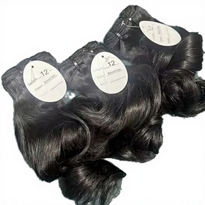 Good Quality Indian Remy Single Drawn Machine Double Weft Unprocessed Cuticle Aligned <b>Curly</b> Bundles Wholesale Weaves <b>Extensions</b> - Product Image 3