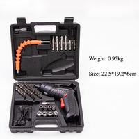 Tournevis industriel multifonctionnel flexible en forme de pistolet, rechargeable au lithium-ion, couple de 6,2 N.m pour perçage du bois et vissage